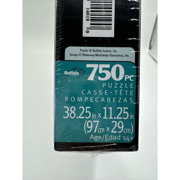 New York City NY 750 Piece Panoramic Jigsaw Puzzle Glow in the Dark TWIN TOWERS - Picture 6 of 8